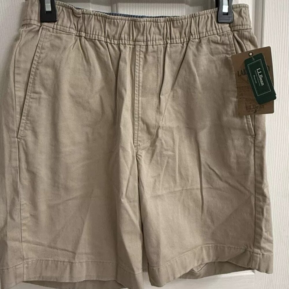 L.L. Bean Lakewashed Strerch Shorts Men’s S Regular Khaki